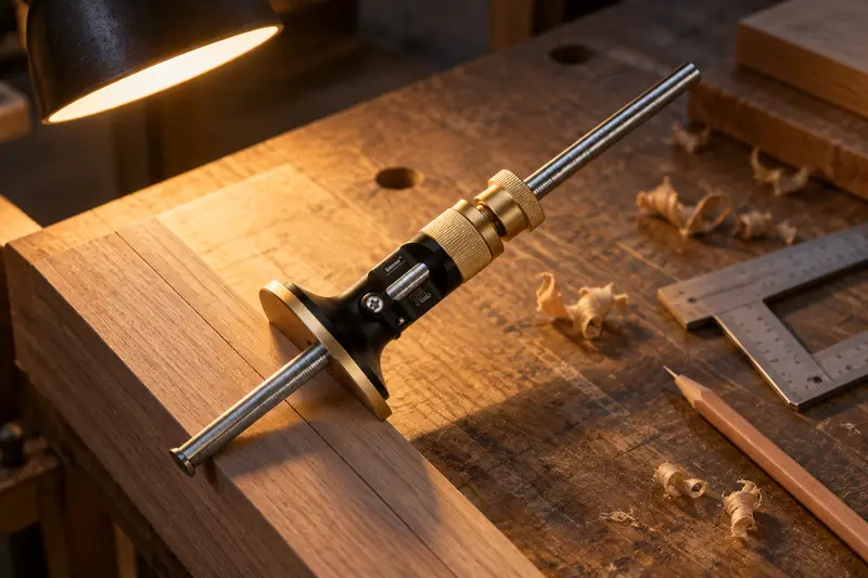 Wheel Marking Gauge Set — Evening Measurement Checks