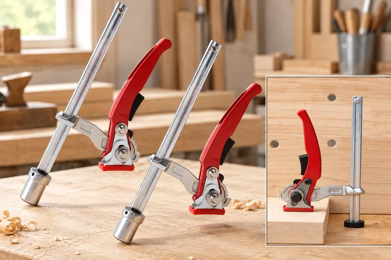 Ratcheting Hold-Down Clamp details
