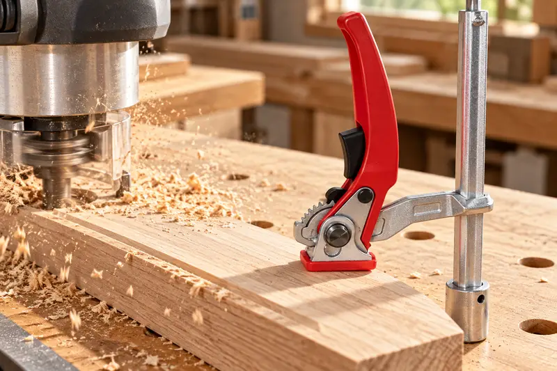 Ratcheting Hold-Down Clamp — Vibration At The Bench