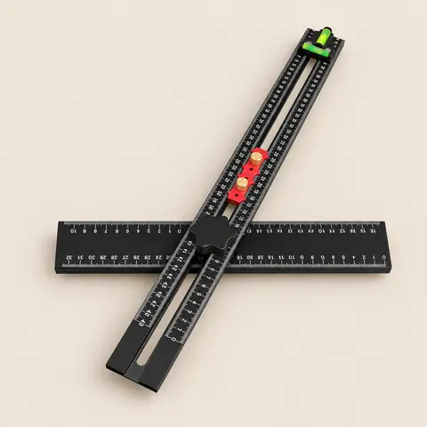 Adjustable T-Square Ruler