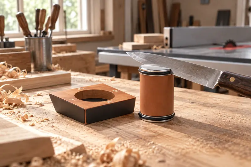 Rolling Knife Sharpener — After Dusty Work
