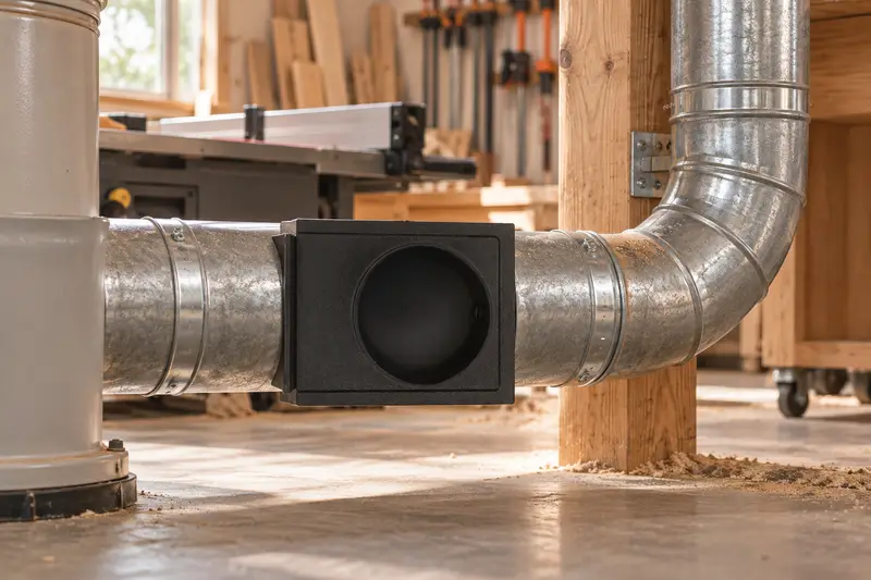 Plastic Dust Collection Blast Gate — Between Woodworking Jobs