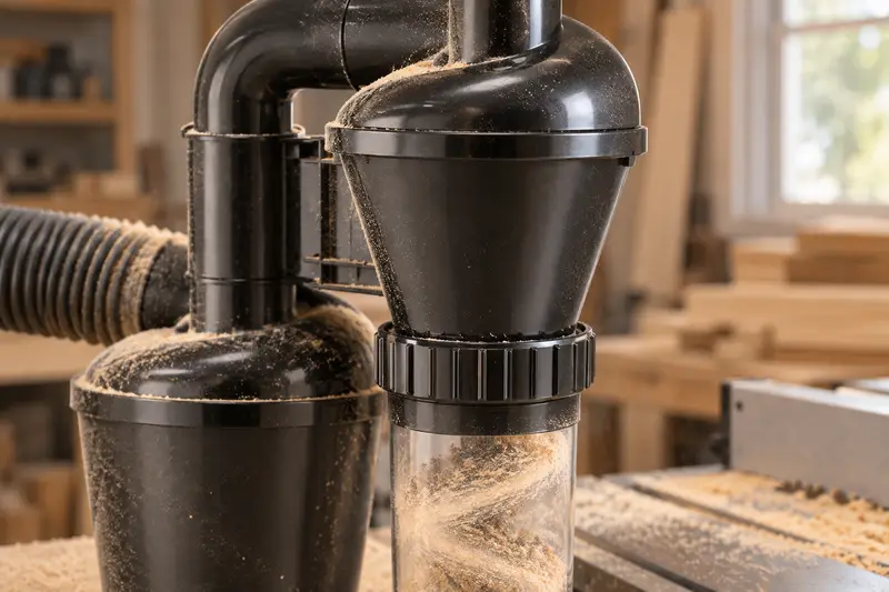 Dual Cyclone Dust Separator — Dusty Shop Planning