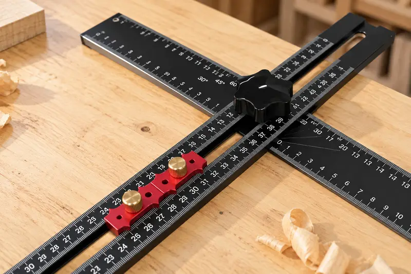 Adjustable T-Square Ruler details
