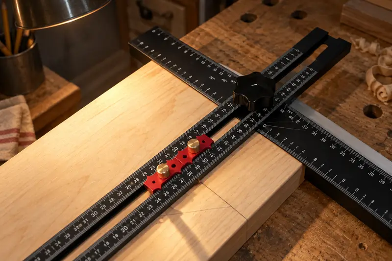 Adjustable T-Square Ruler — Dim Bench Marking