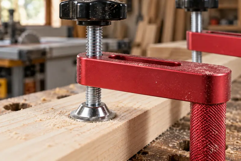 Dog Hole Hold-Down Clamp — Dusty Shop Cut Prep
