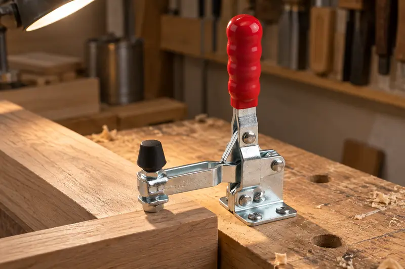 Vertical Toggle Clamp — Dim Home Workshop