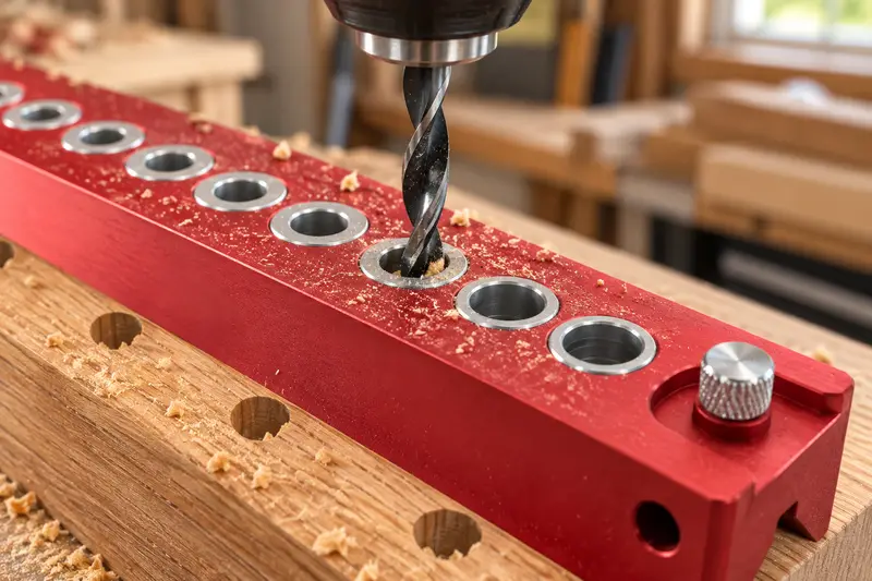 10-Hole Doweling Jig — Dusty Workshop Preparation