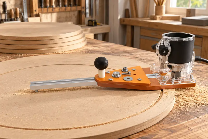 Router Circle Cutting Jig — Circular Sign Blanks