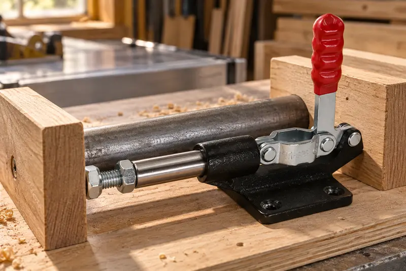 Push-Pull Toggle Clamp — Limited Plunger Clearance