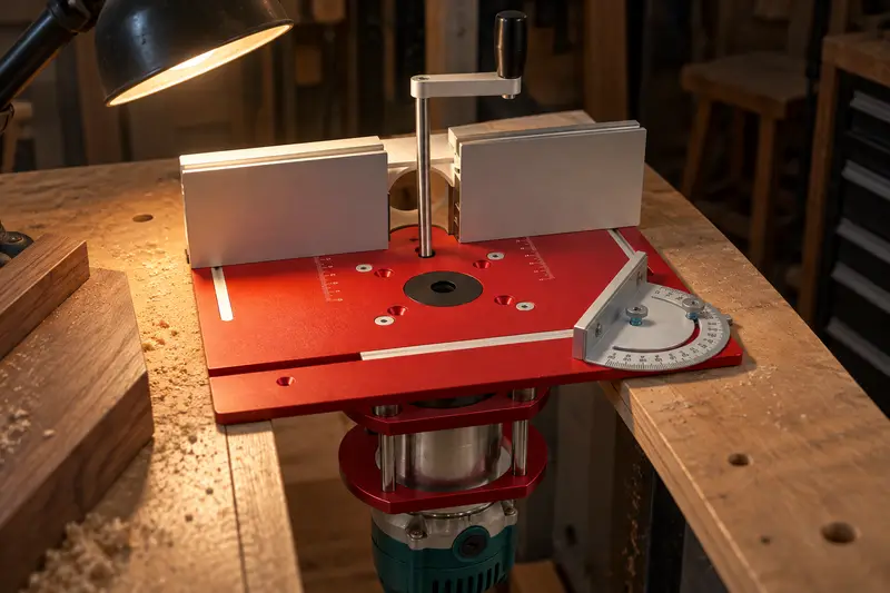 Router Lift — Low Light Preparation
