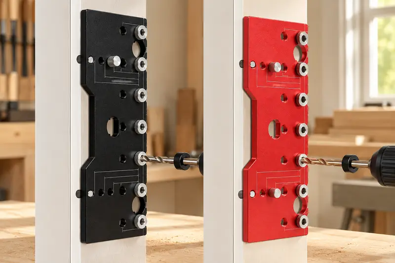 Shelf Pin Drilling Jig details