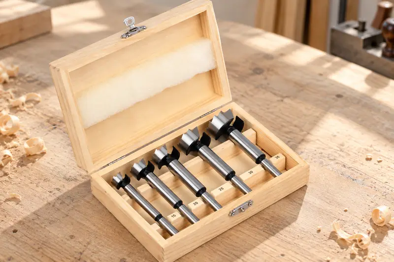 5-Piece Forstner Drill Bit Set details