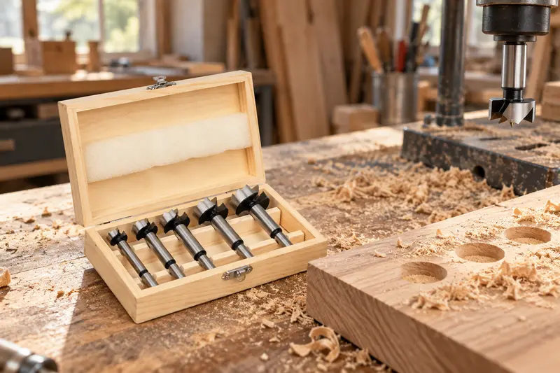 5-Piece Forstner Drill Bit Set — Wood Product Modifications