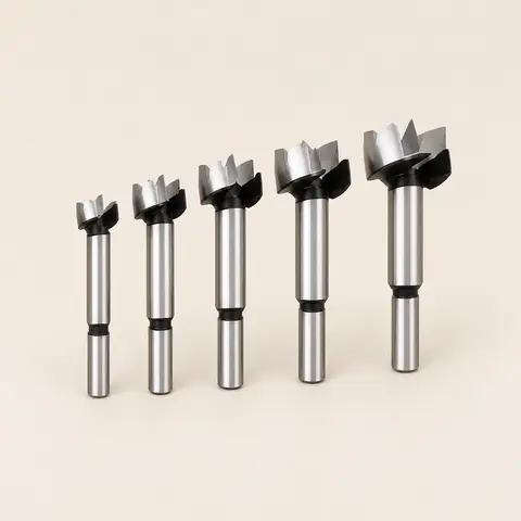 5-Piece Forstner Drill Bit Set