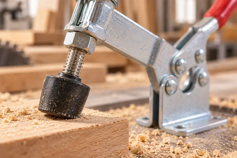 Horizontal Toggle Clamps — Dusty Woodworking Bench