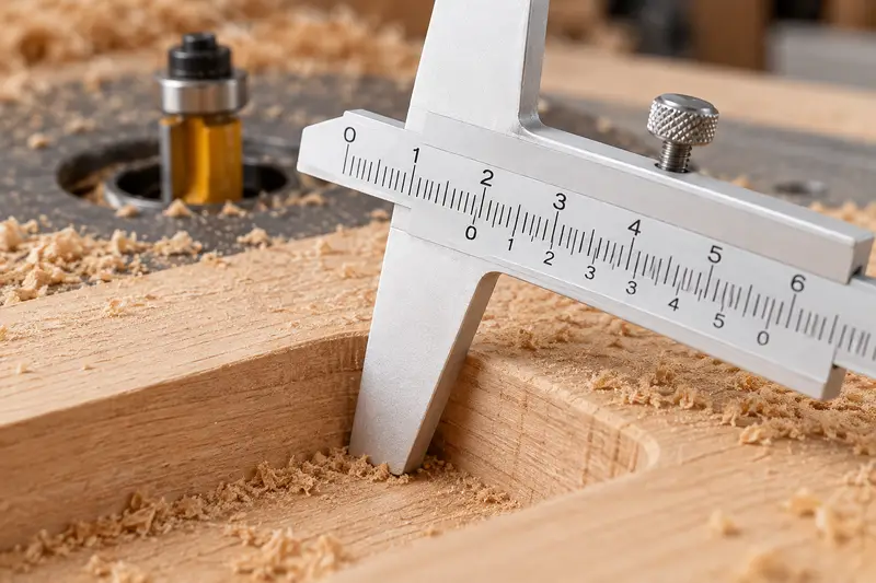 Vernier Depth Caliper — Dusty Router Bench