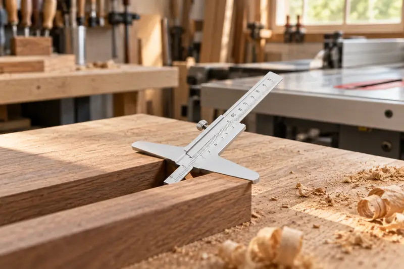 Vernier Depth Caliper — Restricted Viewing Angle