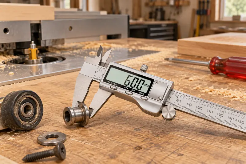 Digital Caliper — Cramped Repair Access